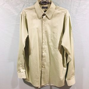 Arrow men's dress shirt 16 - 34/35 light green